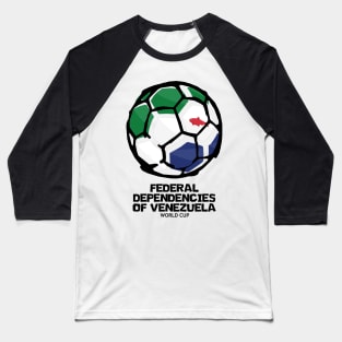 Federal Dependencies of Venezuela Football Country Flag Baseball T-Shirt